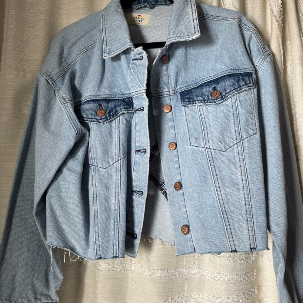 NWOT Marine Layer Ray Jean Jacket